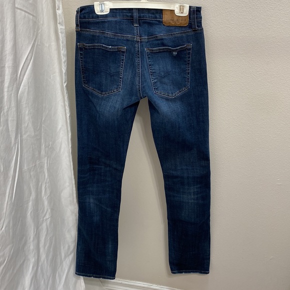 Men’s American Eagle extreme flex 4 slim dark wash jeans. Size 28 x 30 - Picture 2 of 5
